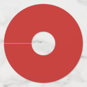 Golden Sparkle met Holiday Light Bulbs Wijnglaslabel (Achterkant)