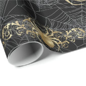 Golden Spider Gift Wrapping Paper Cadeaupapier (Rol Hoek)