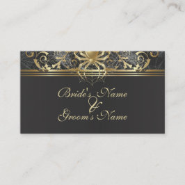 Golden Spiders Website Wedding Kaart