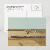 Golden Spike Centennial Limited Briefkaart (Voorkant / Achterkant)
