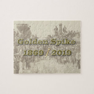 Golden Spike Transcontinental Railroad Sesquincent Legpuzzel