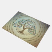 Golden Spiral en marmer Deurmat (Schuin)