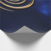 Golden Spiral Galaxy Cadeaupapier (Hoek)