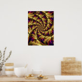 Golden Spiral Poster (Keuken)
