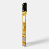 Golden Splash Dynamics iPhone Case (Achterkant / Rechts)