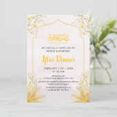 Golden Spring Branch Iftar Dinner Invitation (Debout devant)
