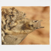 Golden Squirrel Fleece Deken (Voorkant (Horizontaal))