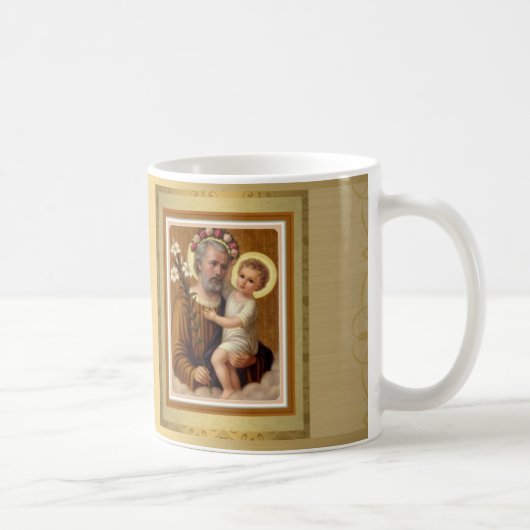Golden St. Joseph Mok w gebed FEAST (Rechts)