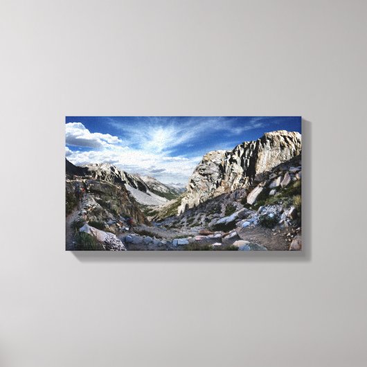 Golden Staircase - John Muir Trail Canvas Afdruk (Voorkant)