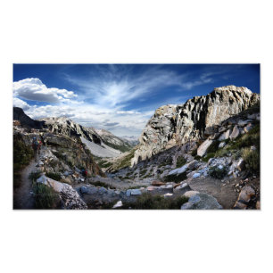 Golden Staircase - John Muir Trail Foto Afdruk