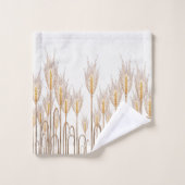 Golden Stalks of Blé Élégante ferme (Gant de toilette)