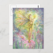 Golden Star Fairy Briefkaart (Voorkant / Achterkant)