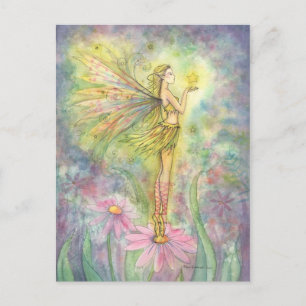 Golden Star Fairy Briefkaart