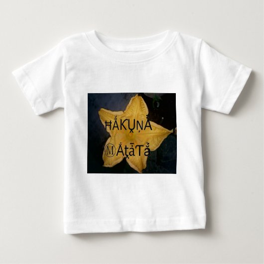 Golden Star Hakuna Matata Kunstdruk (Voorkant)