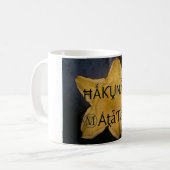 Golden Star Hakuna Matata Kunstdruk Koffiemok (Voorkant links)