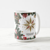 Golden Star Joyful Merry Mind Classic Mug 15 oz (Devant droit)