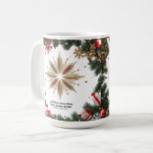 Golden Star Joyful Merry Mind Classic Mug 15 oz (Devant gauche)