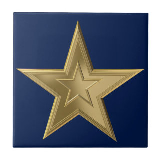 Golden star tegeltje