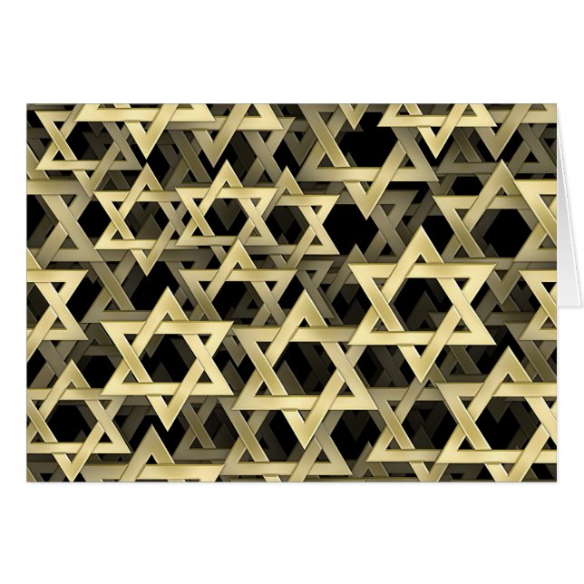 Golden Star van David (Voorkant Horizontaal)