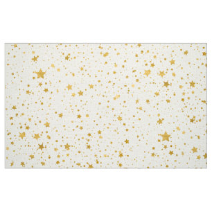 Golden Stars2 — Pure White- Stof