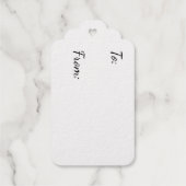 Golden Stars Cadeaulabels (Achterkant)