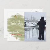 Golden Stars Carte photo (Devant / Derrière)