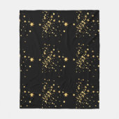 Golden Stars Fleece Deken (Voorkant)