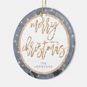 Golden Stars Merry Ornament keramische keramische (Links)