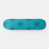 Golden Stars Pattern 15 Skateboard (Horizontaal)