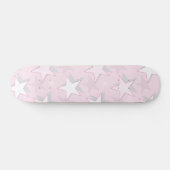 Golden Stars Pattern 1 Skateboard (Horizontaal)