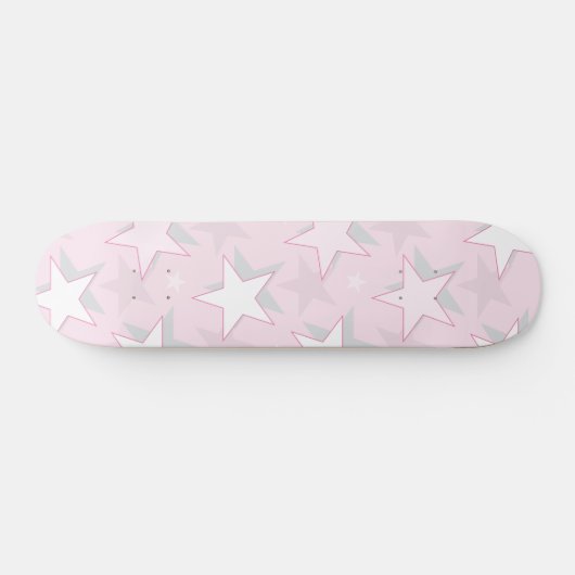 Golden Stars Pattern 1 Skateboard (Horizontaal)