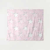 Golden Stars Pattern 1 Wandkleed (Voorkant (horizontaal))