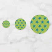 Golden Stars Pattern 20 Confetti (Achterkanten)