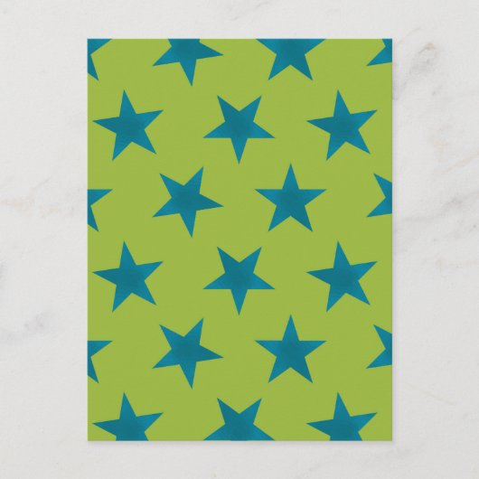 Golden Stars Pattern 20 Feestdagenkaart (Voorkant)