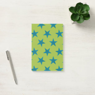 Golden Stars Pattern 20 Post-it® Notes