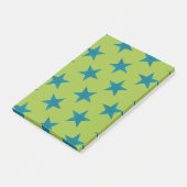 Golden Stars Pattern 20 Post-it® Notes (Schuin)