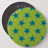Golden Stars Pattern 20 Ronde Button 6,0 Cm (Voorkant /achterkant)