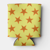 Golden Stars Pattern 4 Blikjeskoeler (Voorkant)