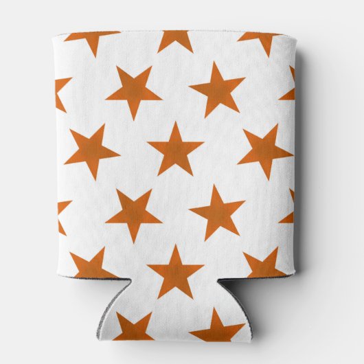 Golden Stars Pattern 6 Blikjeskoeler (Achterkant)