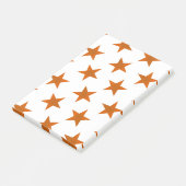 Golden Stars Pattern 6 Post-it® Notes (Schuin)