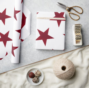 Golden Stars Pattern 7 Cadeaupapier