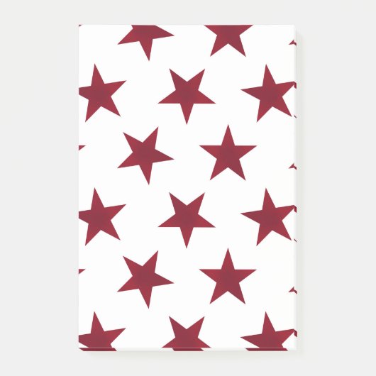 Golden Stars Pattern 7 Post-it® Notes (Voorkant)