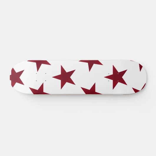 Golden Stars Pattern 7 Skateboard (Horizontaal)