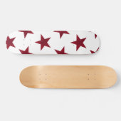 Golden Stars Pattern 7 Skateboard (Horizontaal)