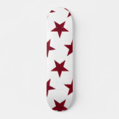 Golden Stars Pattern 7 Skateboard (Voorkant)