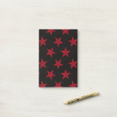 Golden Stars Pattern 8 Post-it® Notes (Op bureau)