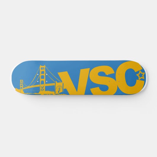 Golden State Throwback Deck Skateboard (Horizontaal)