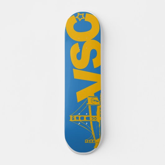 Golden State Throwback Deck Skateboard (Voorkant)
