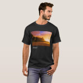 Golden strand sunset, Hawaii T-shirt (Voorkant volledig)