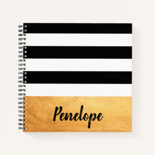 Golden Stripes Notitieboek